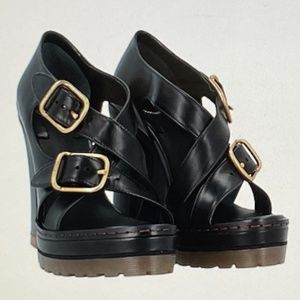 Chloe Platform Sandals Black